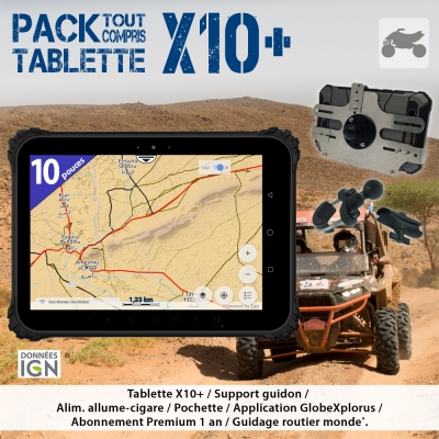 GlobeXplorer X10+ - Pack Tout Compris FRANCE 25