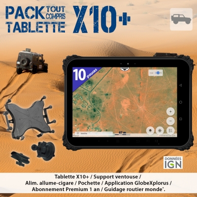GlobeXplorer X10+ - Pack Tout Compris FRANCE 25