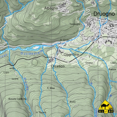 Piemont (Italie) - 1 : 25 000