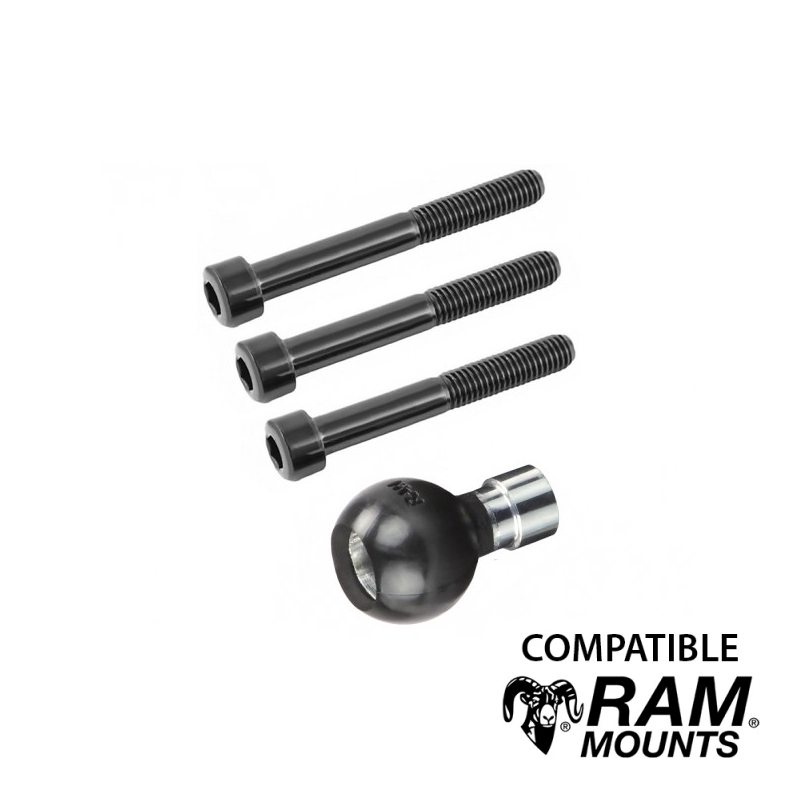 Base boulon pontet de guidon - Compatible RAM MOUNT
