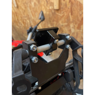 Fixation GPS pour barre de guidon de moto