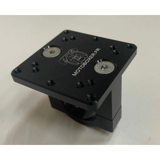 Fixation GPS pour barre de guidon de moto