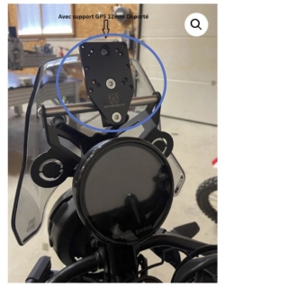 Fixation GPS déportée