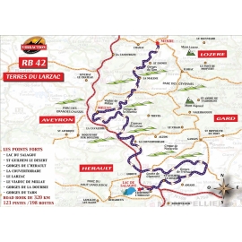 Roadbook RB 42 - Terres du Larzac - Vibraction