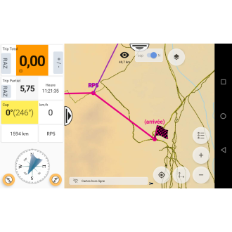 GlobeXplorus : Application GPS sans connexion