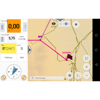 Pack Navigation Tablette X8R-S GPS tout terrain