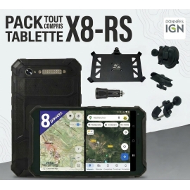 Pack Navigation Tablette X8R-S GPS tout terrain