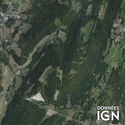 Région Rhône-Alpes - Satellite - 1 : 25 000