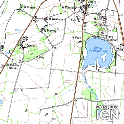 Région IGN - Pays-de-la-Loire - 1 : 25 000 