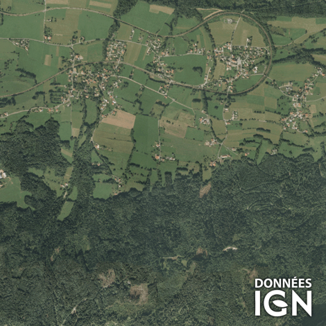 Département IGN - Satellite -  Haute-Savoie 74 - 1 : 25 000