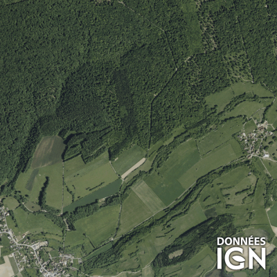 Département IGN - Satellite - Haute-Saone 70 - 1 : 25 000