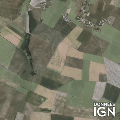 Département IGN - Satellite - Vienne 86 - 1 : 25 000