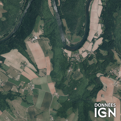 Département IGN - Satellite - Tarn 81 - 1 : 25 000