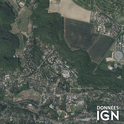 Département IGN - Satellite - Essonne 91 - 1 : 25 000