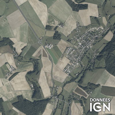 Département IGN - Satellite - Loir-et-Cher 41 - 1 : 25 000