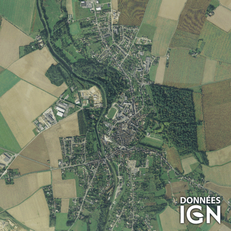 Département IGN - Satellite - Loiret 45 - 1 : 25 000