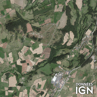Département IGN - Satellite - Haute-Loire 43 - 1 : 25 000