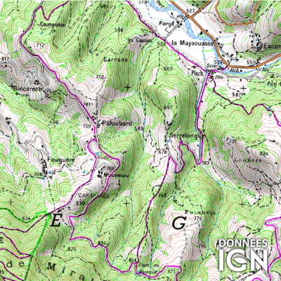 Département Ariège (09) - 1 : 25 000