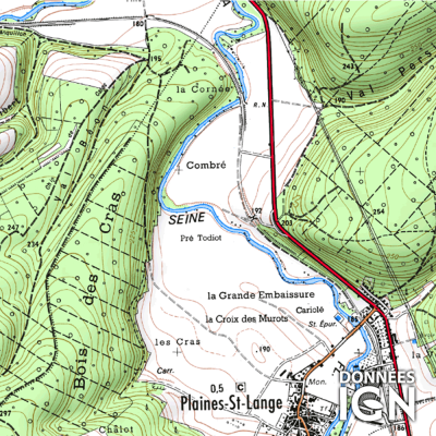 Département Aube (10) - 1 : 25 000