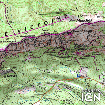 Département IGN - Bouches du Rhône 13 - 1 : 25 000