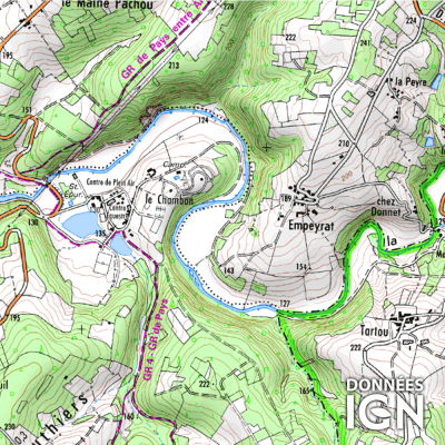 Département Charente (16) - 1 : 25 000