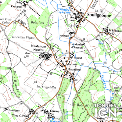 Département Charente Maritime (17) - 1 : 25 000