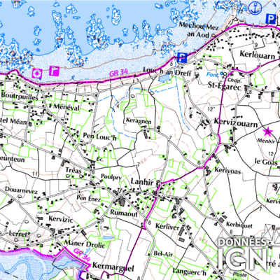 Département Finistère (29) - 1 : 25 000