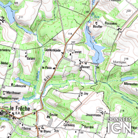 Département IGN - Landes 40 - 1 : 25 000