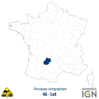 Département IGN - Lot 46- 1 : 25 000