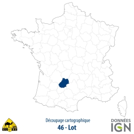 Département IGN - Lot 46- 1 : 25 000