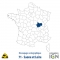 Département IGN - Saône-et-Loire 71 - 1 : 25 000