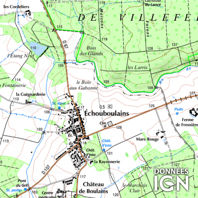 Département IGN - Seine-et-Marne 77 - 1 : 25 000