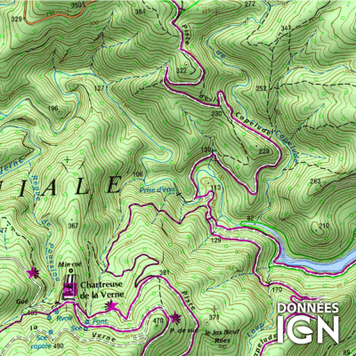 Département IGN - Var 83 - 1 : 25 000