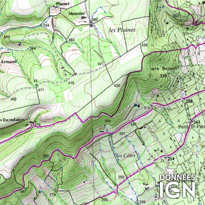 Département Vaucluse (84) - 1 : 25 000