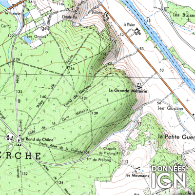 Département IGN - Vienne 86 - 1 : 25 000