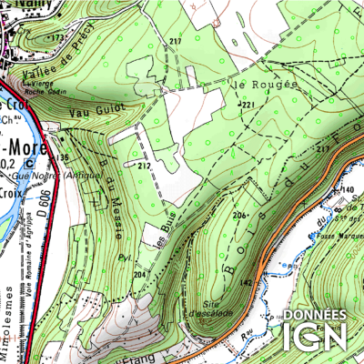 Département IGN - Yonne 89 - 1 : 25 000