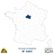 Département IGN - Satellite - Loiret 45 - 1 : 25 000