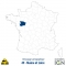 Département IGN - Satellite - Maine-et-Loire 49 - 1 : 25 000
