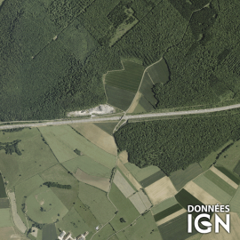 Département IGN - Satellite - Haute-Marne 52 - 1 : 25 000