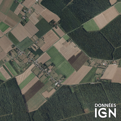 Département IGN - Satellite - Nord 59 - 1 : 25 000