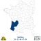 Région IGN - Satellite - Aquitaine - 1 : 25 000