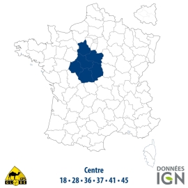 Région IGN - Centre - 1 : 25 000 