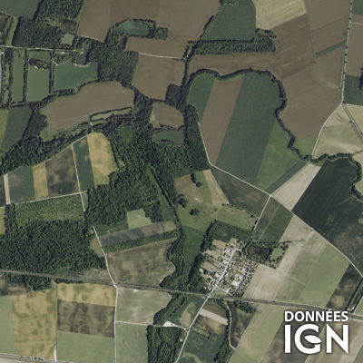 Département IGN - Satellite - Marne 51 - 1 : 25 000