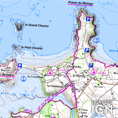 Quart de France - Nord-Ouest - 1 : 25 000