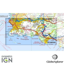 GlobeXplorer - Pack Calanque - 1 : 25 000