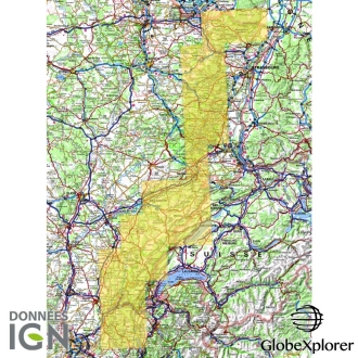 GlobeXplorer - Pack Jura-Vosges - Carte IGN au 1 : 25 000