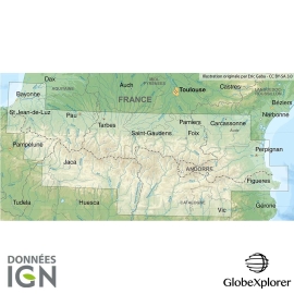 GlobeXplorer - Pack Pyrénnées - 1 : 25 000