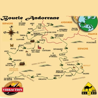 RB 3 - Boucle Andorrane - itinéraire  - Vibraction