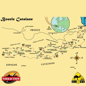 RB 4 - Boucle Catalane - itinéraire - Vibraction