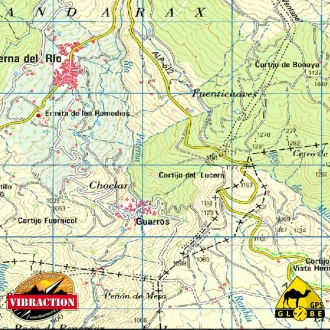 RB 21 - Andalousie Est (Murcia à Malaga) - découpage cartographique  - Vibraction